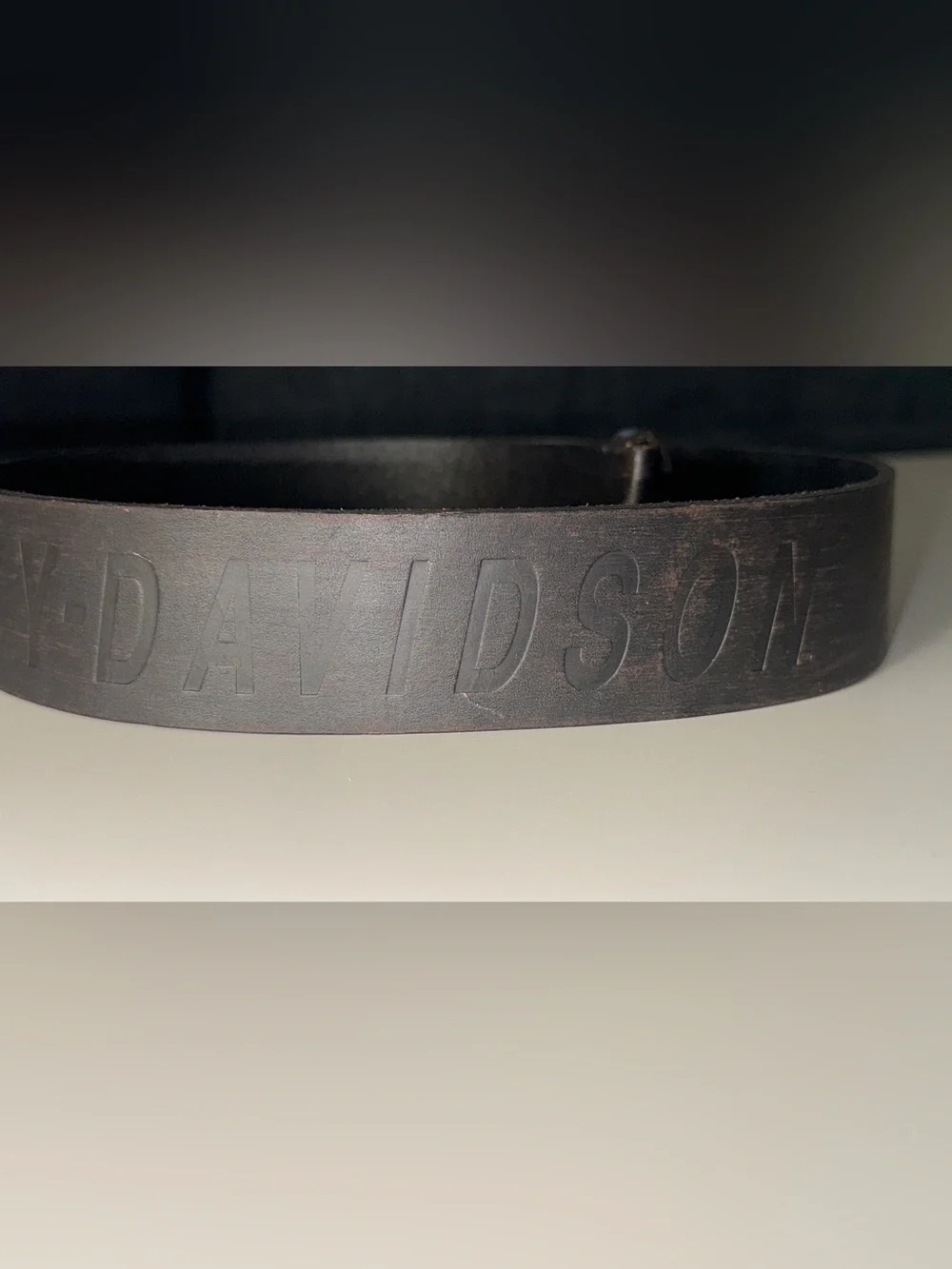 NWOT Harley-Davidson Embossed Leather Belt-  Sz 32